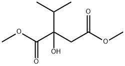 dimethyl 2-hydroxy-2-(isopropyl)succinate 结构式