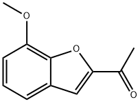 2-乙酰基-7-甲氧基苯并呋喃 ,43071-52-9,结构式