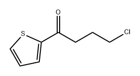 4-クロロ-1-(2-チエニル)-1-ブタノン 化学構造式