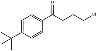 4'-叔丁基-4-氯丁酰苯 结构式