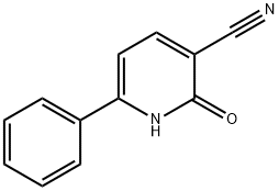 2-氧代-6-苯基-1,2-二氢吡啶-3-甲腈, 43083-13-2, 结构式