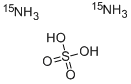 AMMONIUM SULFATE (15N2, 98%) 化学構造式