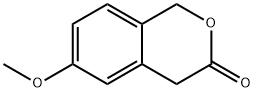 1,4-二氢-6-甲氧基-3H-2-苯并吡喃-3-酮, 43088-72-8, 结构式