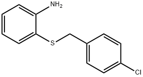 2-[(4-クロロベンジル)チオ]アニリン 化学構造式
