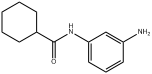 N-(3-Aminophenyl)cyclohexanecarboxamide Structure