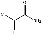 2-クロロ-2-フルオロアセトアミド 化学構造式