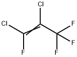 1,2-ジクロロテトラフルオロ-1-プロペン 化学構造式