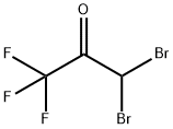 3,3-ジブロモ-1,1,1-トリフルオロアセトン 化学構造式