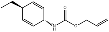 Carbamic acid, (trans-4-ethyl-2,5-cyclohexadien-1-yl)-, 2-propenyl ester (9CI) Structure