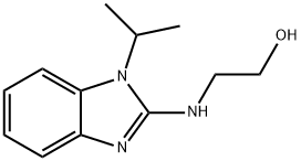 2-(1-ISOPROPYL-1H-BENZOIMIDAZOL-2-YLAMINO)-ETHANOL Structure