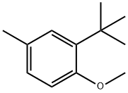 2-tert-butyl-4-methylanisole Struktur