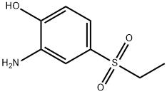 2-AMINO-4-(ETHYLSULFONYL)PHENOL Struktur