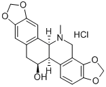 ケリドニン塩酸塩, (+)- 化学構造式
