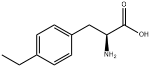 (S)-2-Amino-3-(4-ethylphenyl)propanoic acid Struktur