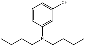 N,N-二丁基间氨基苯酚, 43141-69-1, 结构式