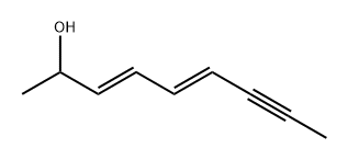 (3E,5E)-3,5-ノナジエン-7-イン-2-オール 化学構造式