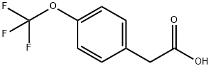 4-(TRIFLUOROMETHOXY)PHENYLACETIC ACID Struktur