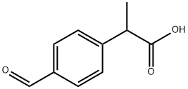 RAC 2-(4-ホルミルフェニル)プロピオン酸(IBUPROFEN IMイブプロフェン不純物K 化学構造式