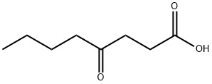4-オキソオクタン酸 化学構造式