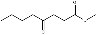4-オキソオクタン酸メチル 化学構造式