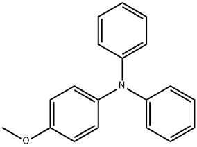 4-甲氧基三苯胺,4316-51-2,结构式
