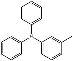 3-甲基三苯胺,4316-54-5,结构式