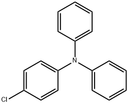 (4-氯苯基)二苯胺, 4316-56-7, 结构式