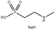 N-メチルタウリンナトリウム (64-66%水溶液) 化学構造式