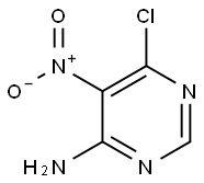 6-クロロ-5-ニトロピリミジン-4-アミン 化学構造式