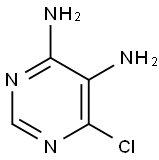 4,5-二氨基-6-氯嘧啶,4316-98-7,结构式
