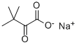 3.3-dimethyl-2-one-butanoicacid Na Salt Structure