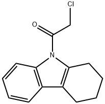 2-氯-1-(1,2,3,4-四氢咔唑-9-基)乙酮, 43170-54-3, 结构式