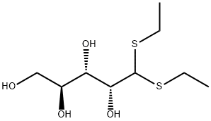 L-アラビノースジエチルジチオアセタール 化学構造式
