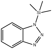 1-(トリメチルシリル)-1H-ベンゾトリアゾール 化学構造式