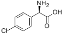 (R)-4-氯苯甘氨酸, 43189-37-3, 结构式