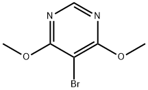 5-Bromo-4,6-dimethoxypyrimidine Struktur
