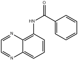 Benzamide, N-5-quinoxalinyl- (9CI) Struktur