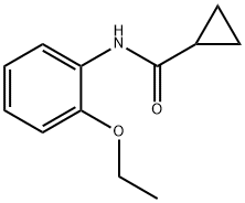 Cyclopropanecarboxamide, N-(2-ethoxyphenyl)- (9CI) Struktur