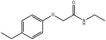 Acetamide, N-ethyl-2-(4-ethylphenoxy)- (9CI) Structure