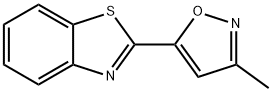 Benzothiazole, 2-(3-methyl-5-isoxazolyl)- (9CI) 结构式