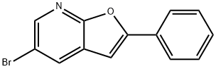 5-溴-2-苯基呋喃并[2,3-B]吡啶, 431942-30-2, 结构式