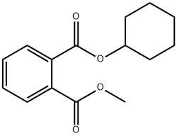 methyl cyclohexyl benzene-1,2-dicarboxylate Structure