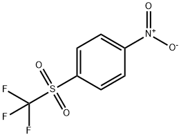 トリフルオロメチル(4-ニトロフェニル)スルホン 化学構造式