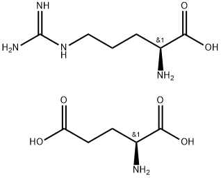 L-精氨酸 L-谷氨酸,4320-30-3,结构式