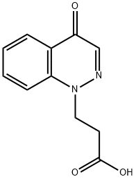 3-(4-OXOCINNOLIN-1(4H)-YL)PROPANOIC ACID Struktur