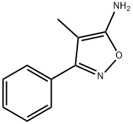 4-甲基-3-苯异恶唑-5-胺, 4320-84-7, 结构式