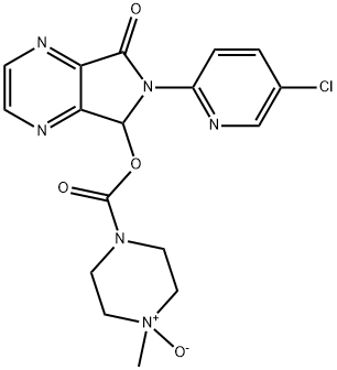 N-氧化佐匹克隆, 43200-96-0, 结构式