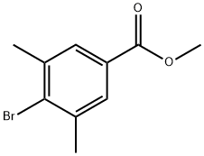 4-溴-3,5-二甲基苯甲酸甲酯,432022-88-3,结构式