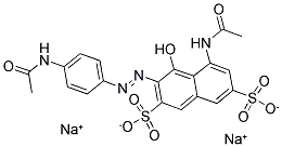 Dinatrium-5-acetamido-3-(4-acetamidophenyl)azo-4-hydroxynaphthalin-2,7-disulfonat