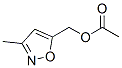 3-甲基-5-异恶唑甲醇乙酸酯, 43214-88-6, 结构式